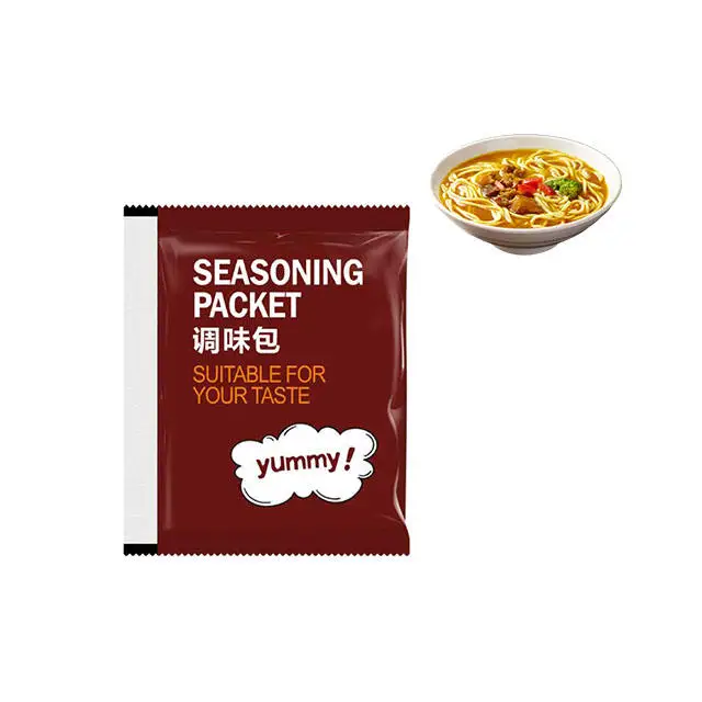 Вкусная халяльная сертифицированная лапша быстрого приготовления приправа порошок саше китайская сушеная пища смешанные специи и приправы премиум класса