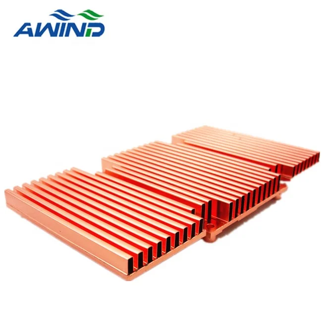 High Power 300watt 500w Shenzhen Pure Copper Heatsink Plate Flexible Folded Fin Heat Sink for LED Strip Light 300mm