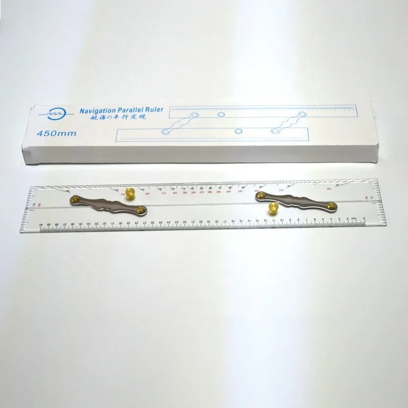 boat boats ships Factory Price Marine Parallel Ruler with 450 / 600mm Length IMPA371001 371002 Marine Parallel Ruler 450mm/600mm