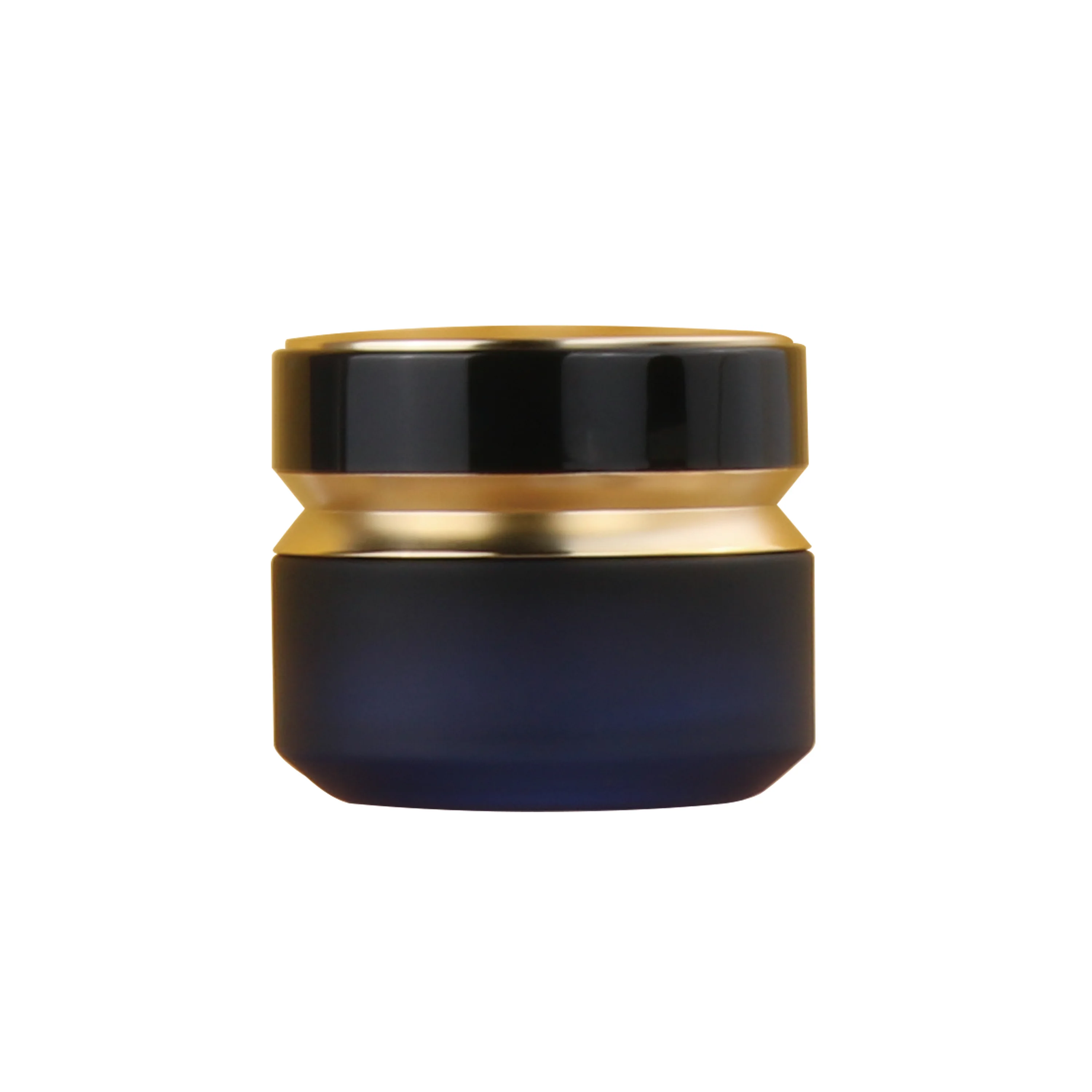 luxury cosmetic jar 50g gradient blue black 2021 new beautiful 1.76 zo cosmetics cream glass bottles and jars