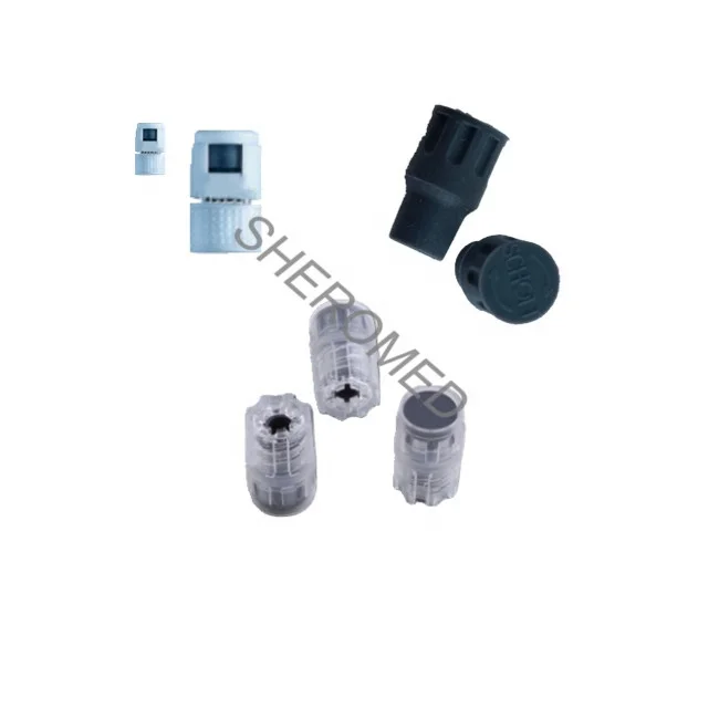 Customized medical grade rubber stopper 1ml 10ml Luer Lock Tip