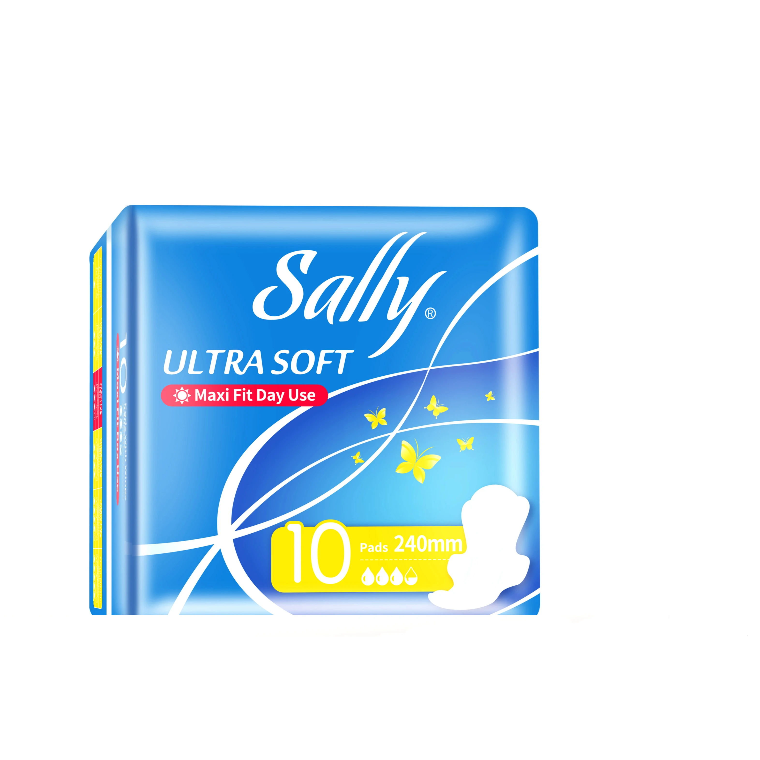 Sally Brand Wholesale Biodegradable Organic Sanitary Pads Women Menstrual Anion Sanitary Napkin