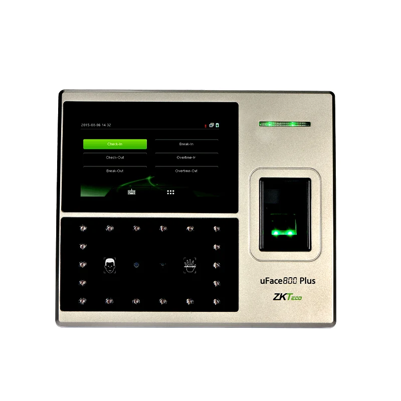 Zkteco Fingerprint Facial Attendance Machine Company Employee Facial Recognition Work Face Brushing Clock in Machine
