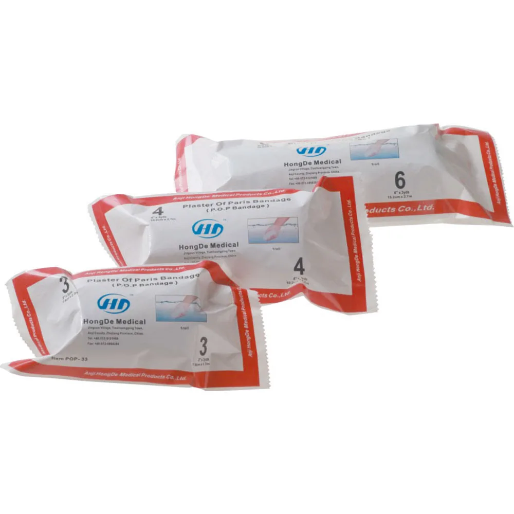 High quality Medical Gypsona Plaster Of Paris Bandage pop Bandage Plaster Cast Bandage for sale