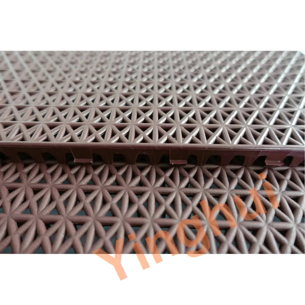 O-04 Outdoor Suspended Modular Playground Flooring School Colorful Kids Playarea Sport Courts Tile Manufacturer