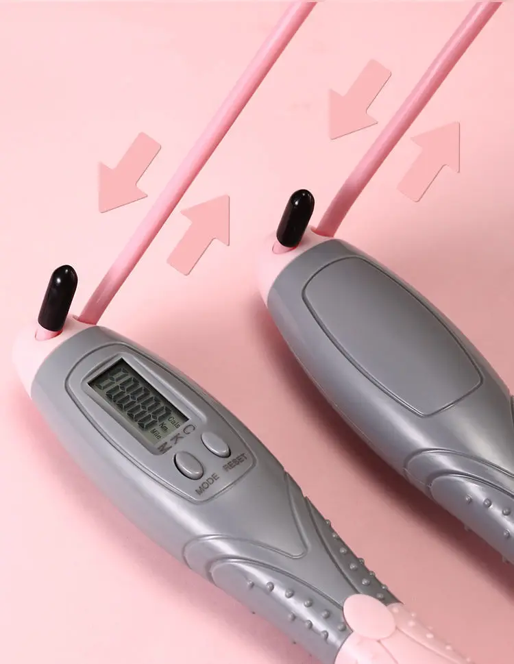 Digital Wireless Counting Fitness Sport  Indoor Outdoor Gym Fitness Weighted Counter Jumping Cordless Ropes