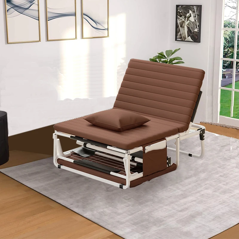 Modern high quality rollaway steel single metal tube bed frame folding sofa bed