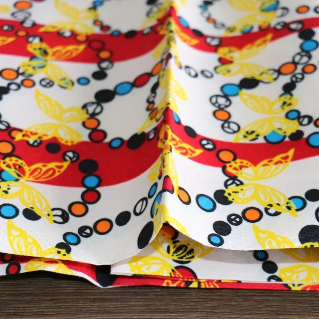 Africa 100% Polyester Animal Stamp Patterns Custom Designed in Wax Printed Cloth