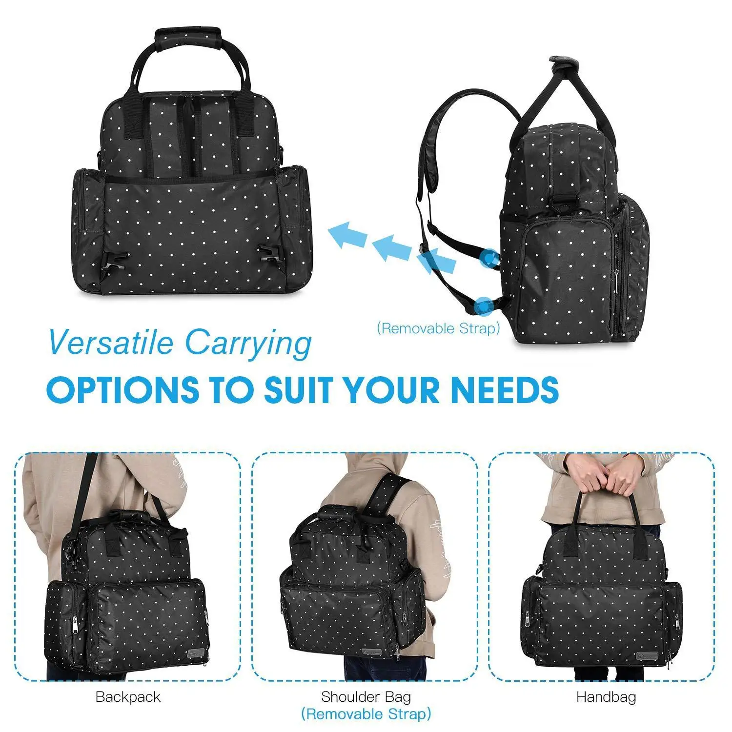 Custom logo Good Quality Baby Travel Maternity Nursing Backpack Foldable Baby Bed Mommy Nappy Diaper Bag with Bed Bassinet