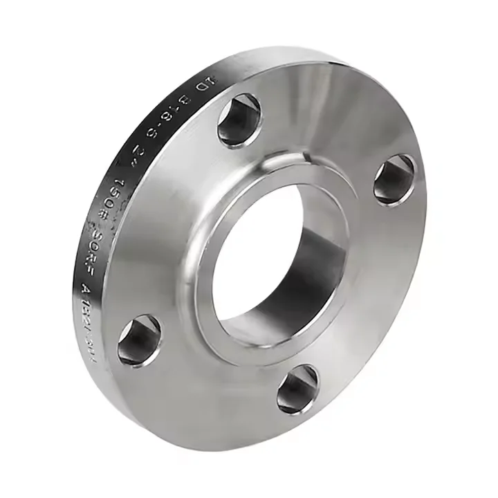 Dn 32 125 150 Flat SS 304 316 Customized Size Acceptable Stainless Steel Fittings Long Weld Neck Flange Pipe Flange