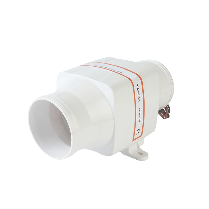 NEWMAO Marine DC 12V 3 'Электрический Линейный воздуходувной вентилятор для лодок и RVs белый