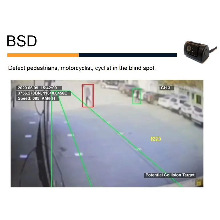 High Integrated 8 Channel HD adas with driver monitoring system H.265 Integrated ADAS DSM 3G 4G GPS Wifi MDVR