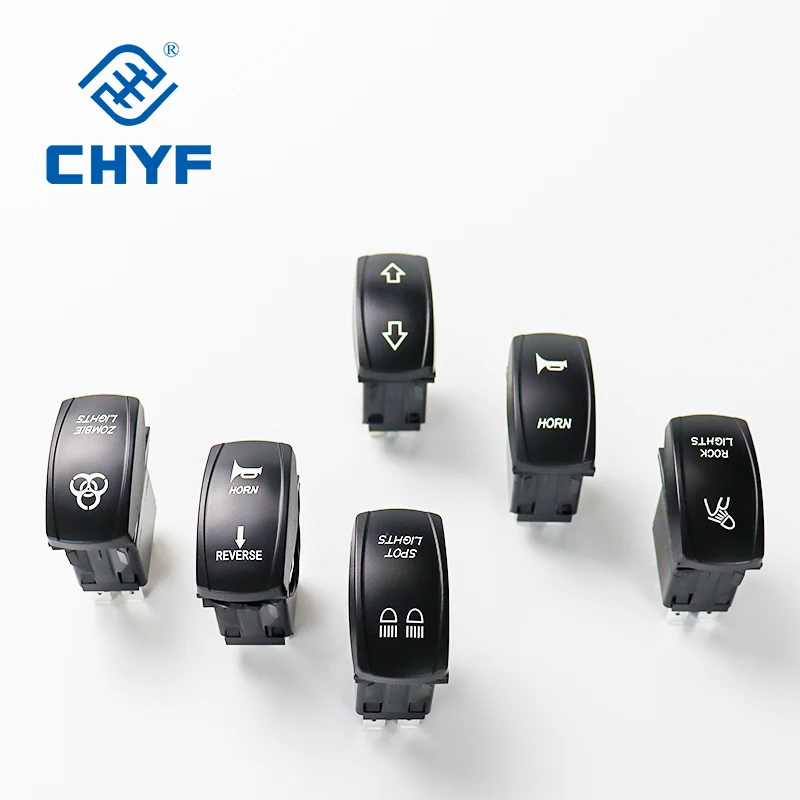 24V Backlit LED ILLUMINATED Rocker ON-OFF Carling Switch 20A 12V Car Boat Marine Auto Switches