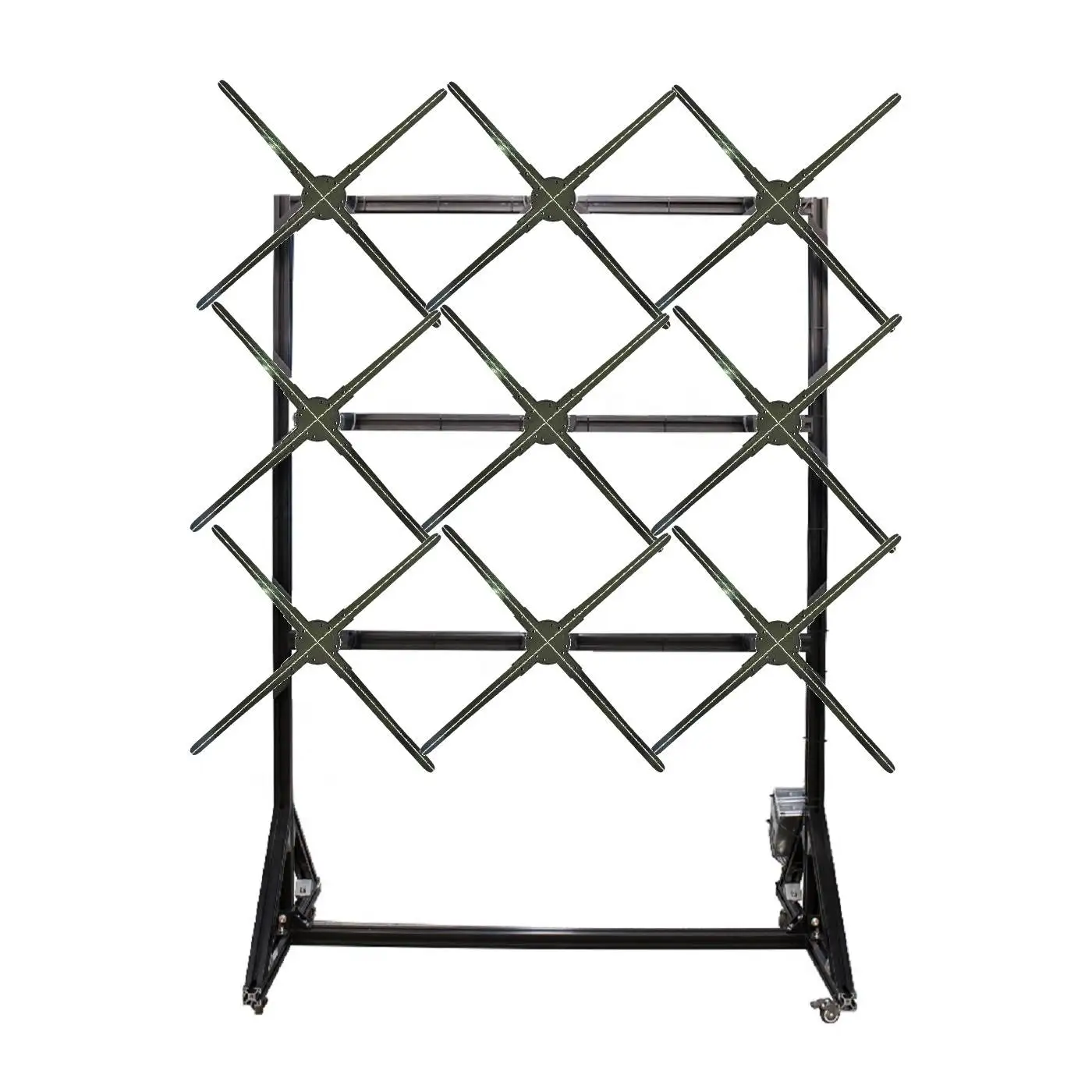 Customized Protective Cover For 3D Holographic Display Fan 3D Led Fan Screen Advertising Fan Equipment Led Advertising Display