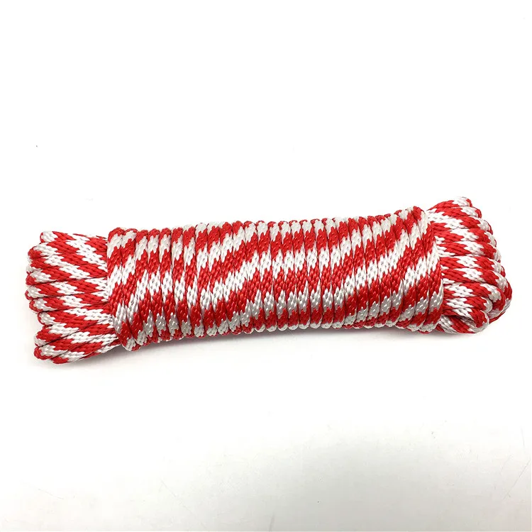 Lightweight Moisture and Chemical Resistant Hollow Braid Polypropylene Rope
