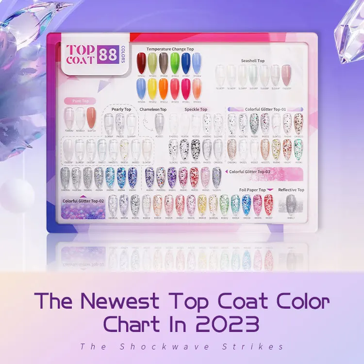 Top Coat 88 Colors Color Book OEM/ODM Privated Label Nail Gel Uv Gel Polish Colors nails supplies salon