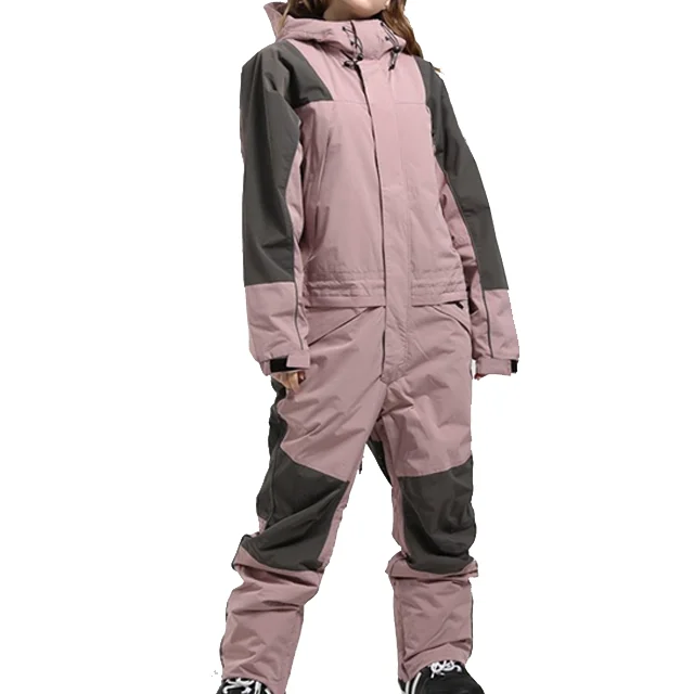 New Arrival Unisex Ski Suit Breathable Waterproof Windproof Snow Clothing Winter One Piece Snow Suit for Skiing 100% Polyester