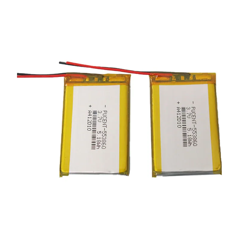 Custom wholesale Lipo battery 354490 852933 504070 1800mAh 750mAh lithium polymer cell 3.7V rechargeable li ion battery
