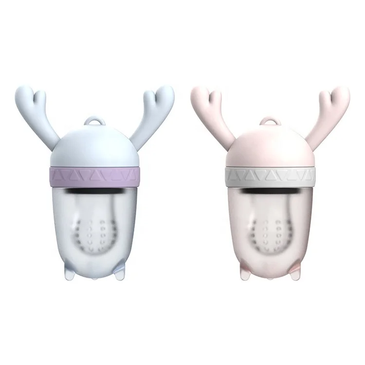 
V-coool Silicone Baby Pacifier Infant Nipple Soother Toddler Kids Pacifier Feeder For Fruits Food Nibbler Feeder 