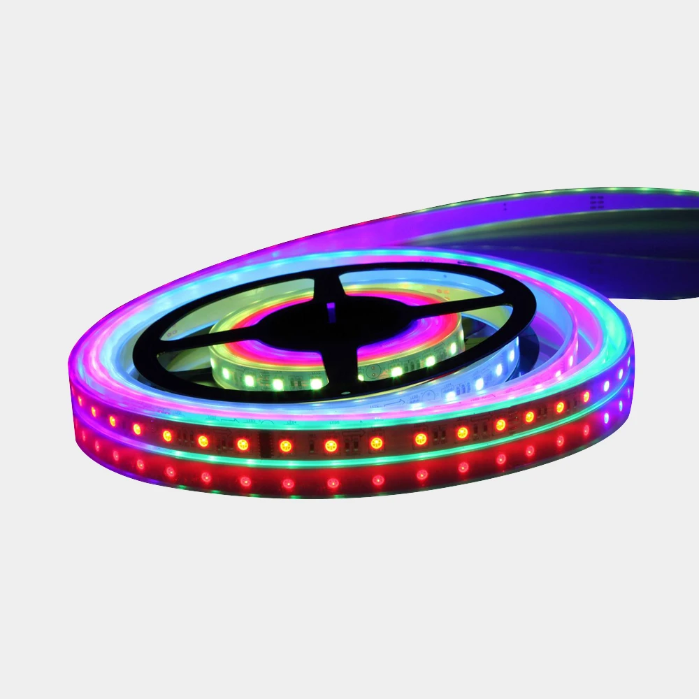 219-Engineering 3 years warranty RGB 5050 slide color soft light belt 10mm wide 60led/m 16W/M   DC12V Color changing soft light
