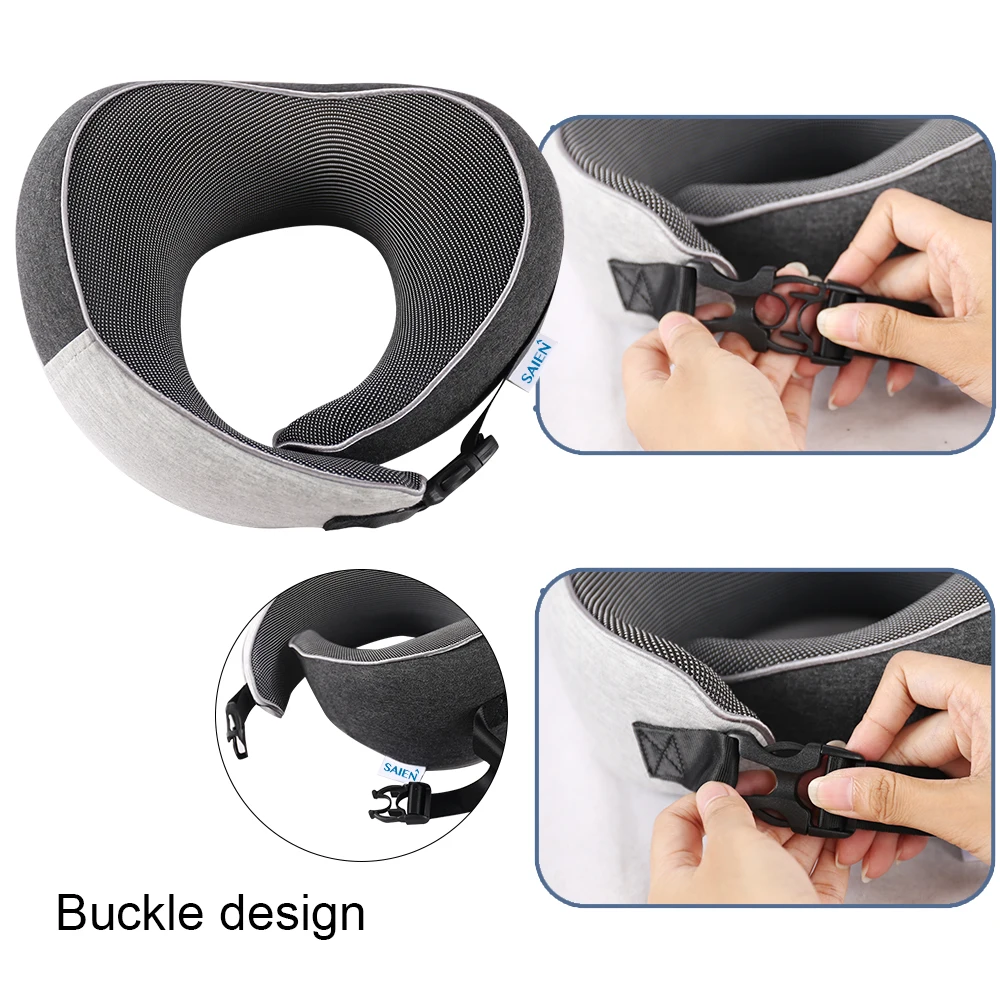 Ready to Ship 3 in 1 Hot Selling Superior Memory Foam Neck Pillow Relieve Neck Fatigue for Airplane Car Travel Neck Pillow