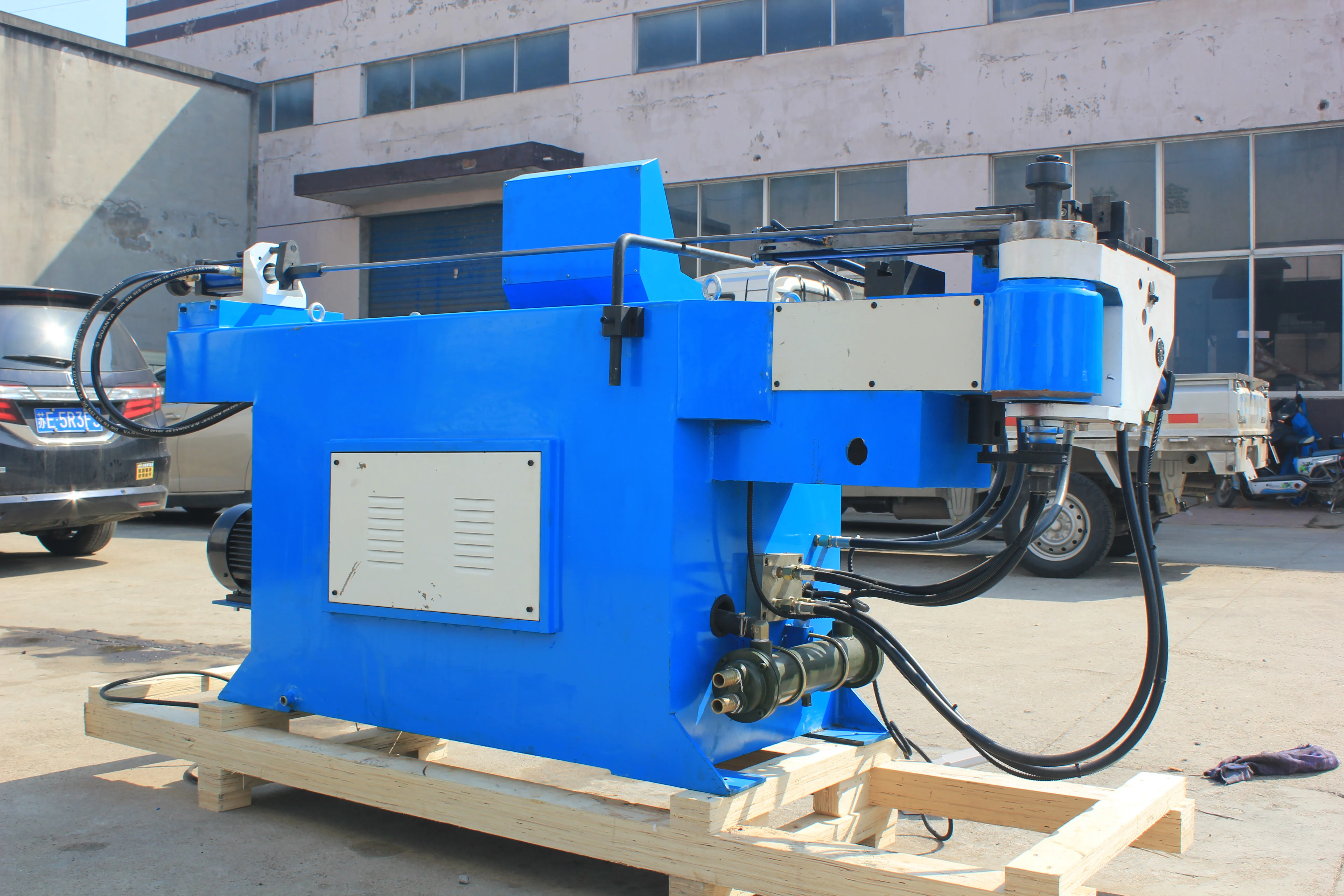 DW38NC bending capacity 38 x 2mm hydraulic pipe bending machine