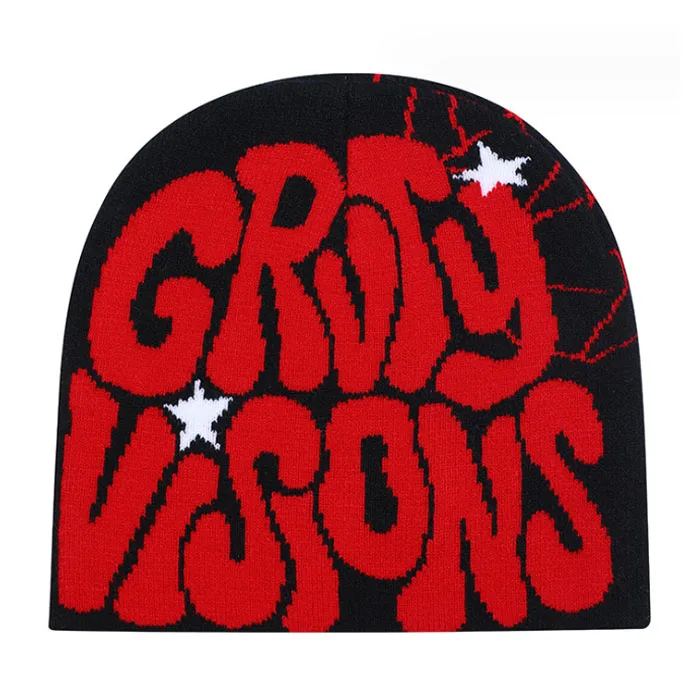 Popular Outdoor Skull Cap Cuffless knit beanie Cuffless Winter beanies Reversible Winter Hat Cuffless Skull Cap Pattern Beanie