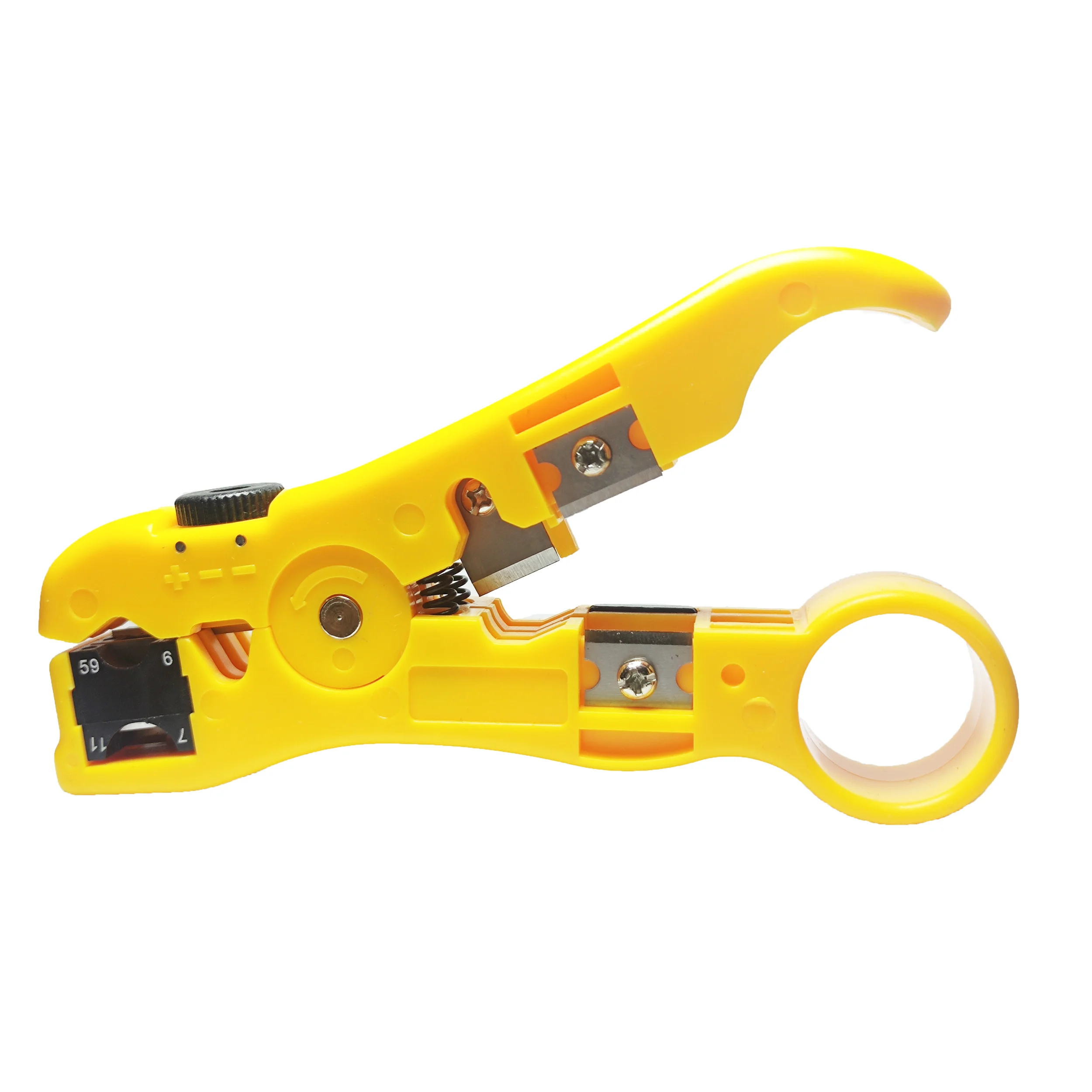 Adjustable Coaxial Stripper Compression Hand Tool Coax Cable Crimpers Strippers Tool For RG59 RG6 RG7 RG11