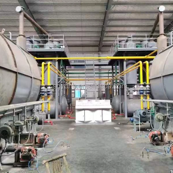 Turnkey project fully continuous tyre scrap  pyrolysis plant and recycling plastic to fuel oil machine for sale