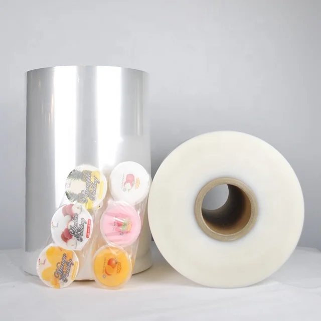 Cross Linked POF Polyolefin Heated Shrink Wrap Packaging Film Roll For Packaging