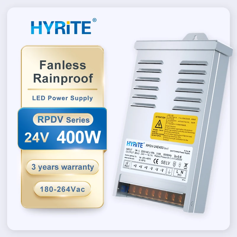 Hyrite фабричное хорошее price350w 12v 14.6A AC DC адаптер питания светодиодное блоки питания 24V непромокаемые 400w Открытый импульсный источник питания светодиодного табло
