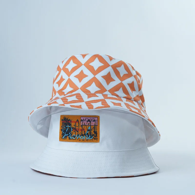 Double-Side-Wear Reversible Sun Hat for Women Men, Women Reversible Fisherman Bucks Bucket Hat