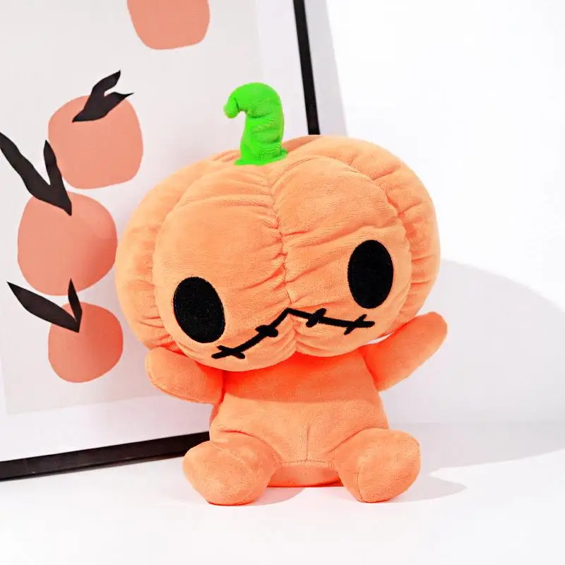 Happy Halloween 2024 pumpkin plush toys Plushies Kids Toy custom halloween pumpkin stuffed plush dolls toys