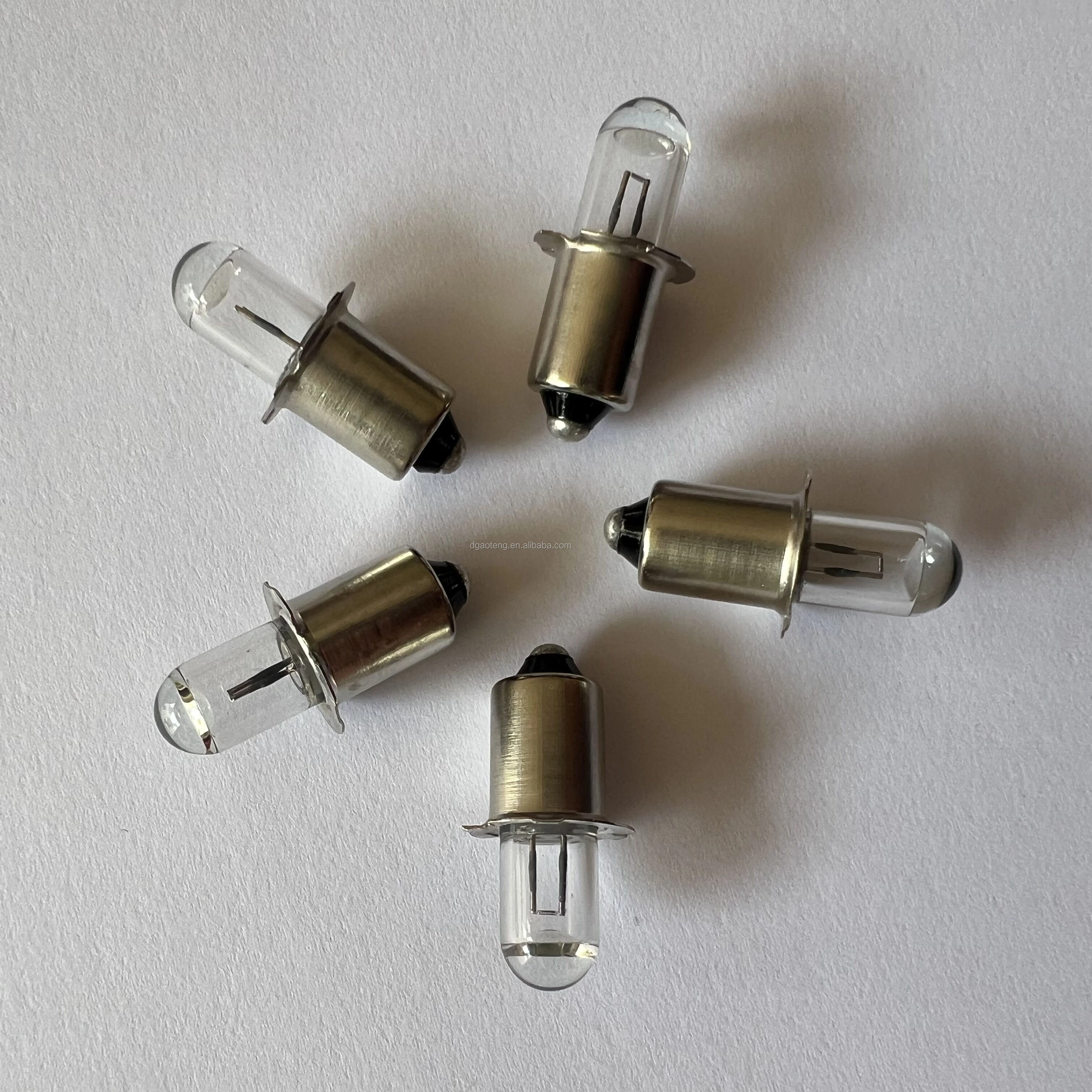 Gem Xenon Lamp Light Flashlight Bulb Power Light Part Xenon Flashlight Bulbs P13.5S Discharge Lamp