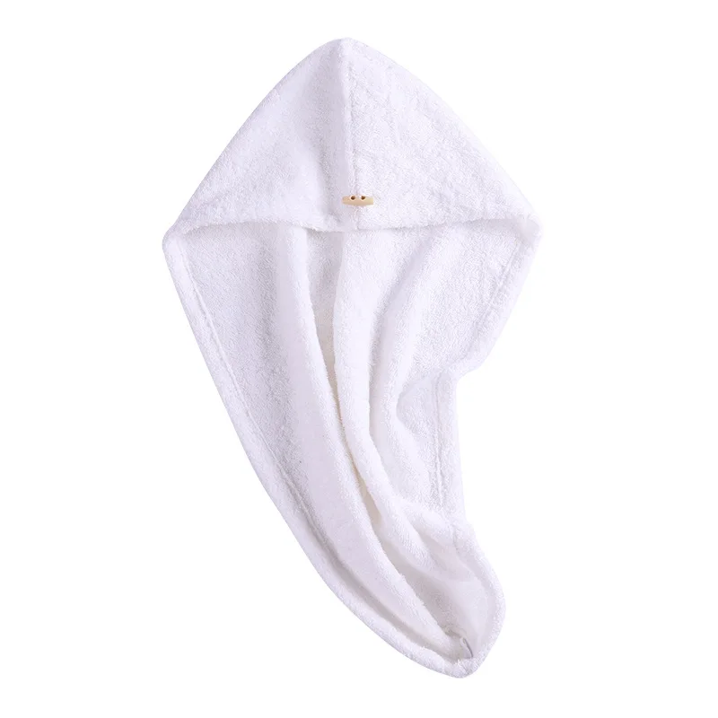 water absorption white cotton shower hair dry towel Beauty Cleansing and Makeup hair wrap