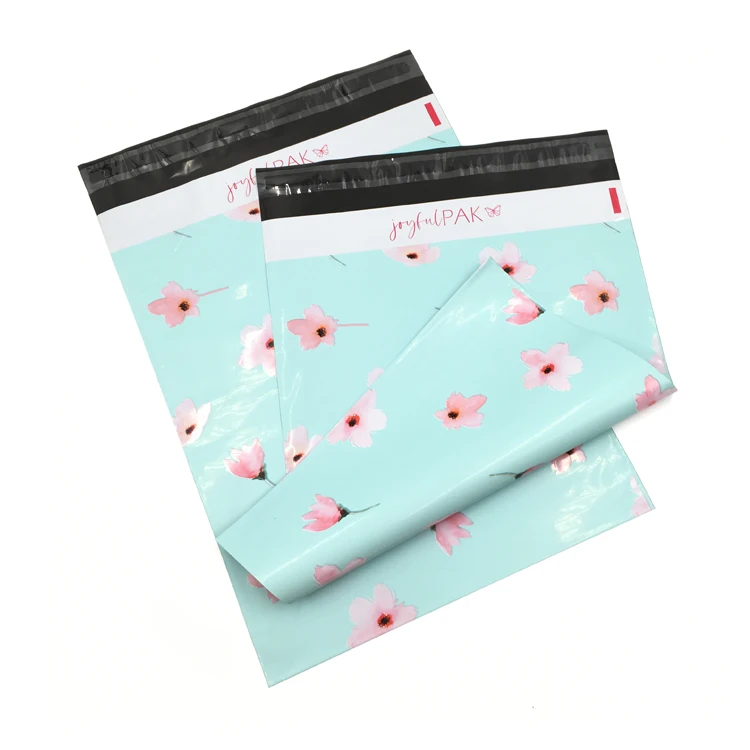 Brand luxury glossy poly mailer custom own logo shipping bag envelopes