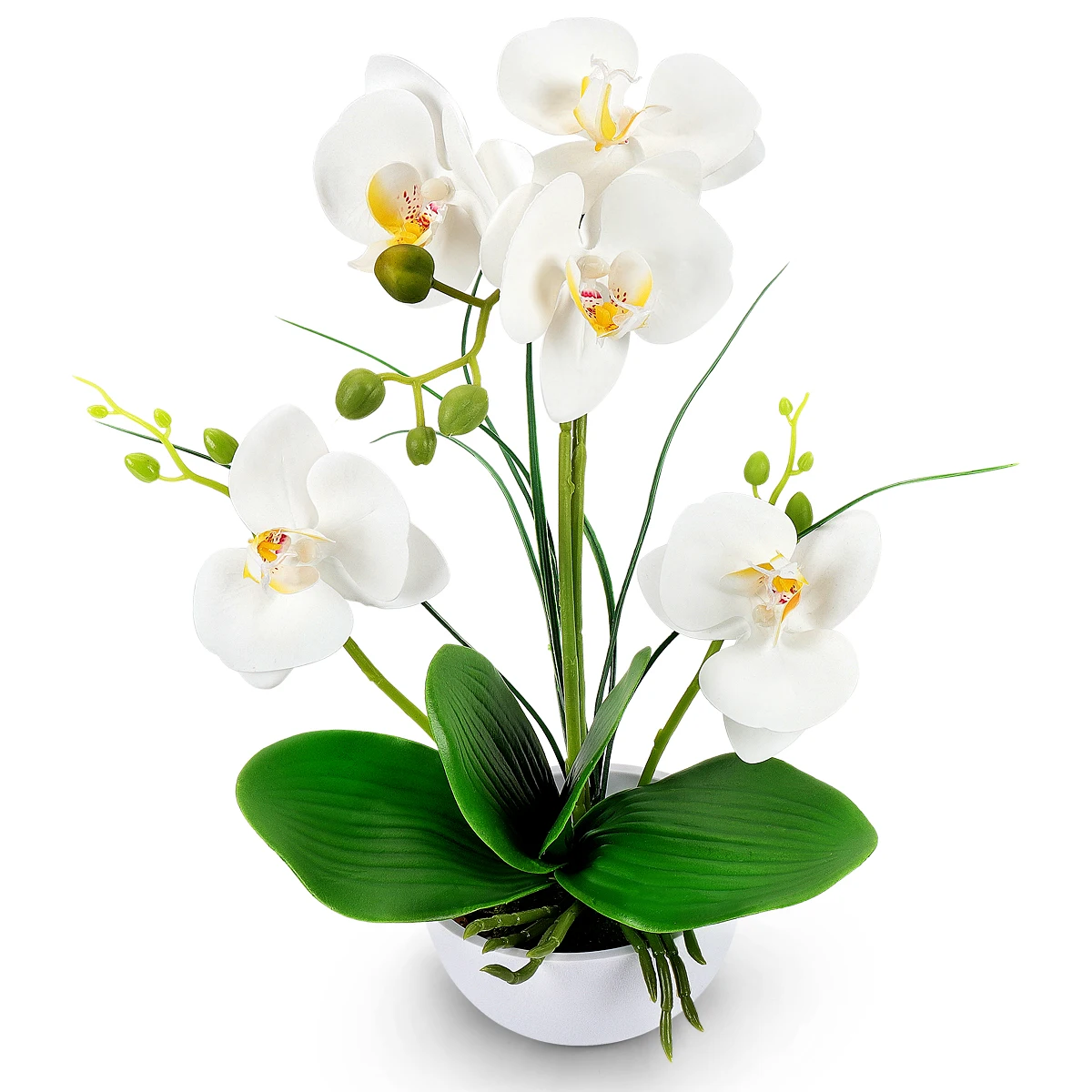 2021 Factory direct sales Real Touch Artificial Pu Orchid Flowers Butterfly Orchid Branch for Decoration  Wedding Gifts