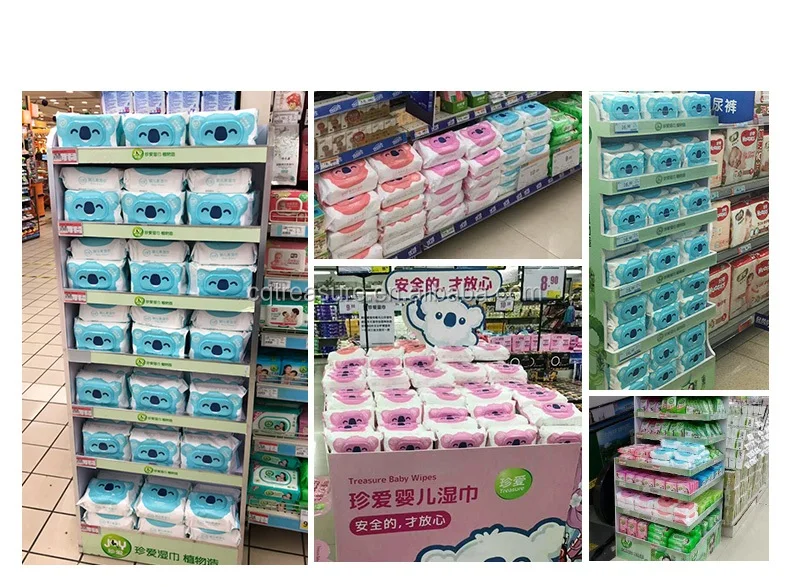 RTS ER41 Bacteriostatic Wet Wipes Baby Non Alcohol Wet Wipes Alcohol Free Oem Baby Wipes