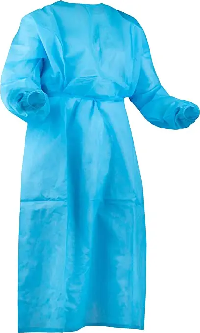 factory sale Disposable PP PPE Isolation Gown Hospital Doctor Nurse Protecting Clothing Gown Medical Surgical Isolation Gown