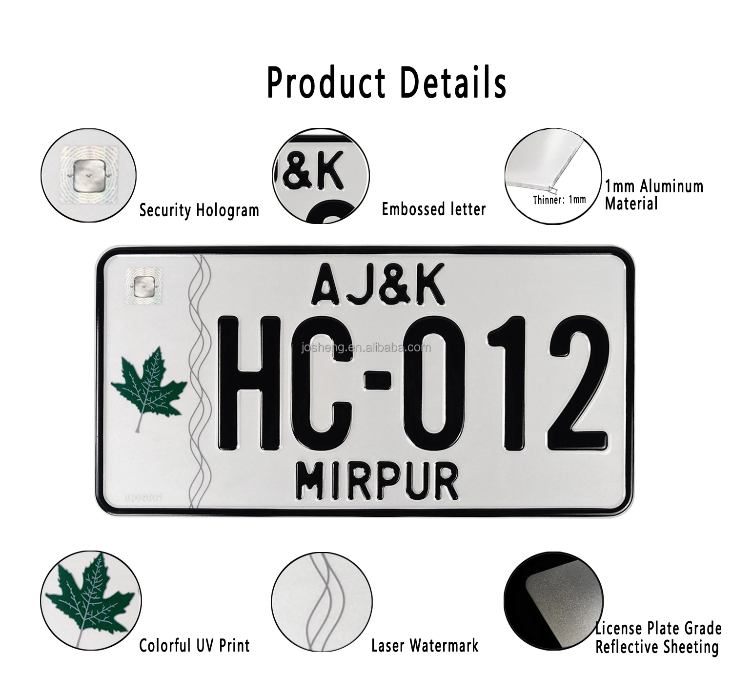 Complete Vehicle Motorcycle plates, Personal license plate, High Quality Embossed number plates For Government