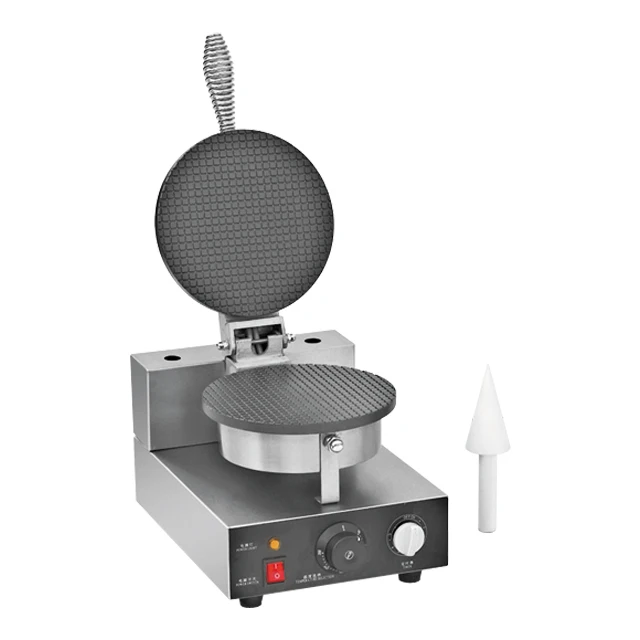 Commercial Stainless Steel  Flat Waffle Cooking Plate Waffle Cone Maker For Restaurant