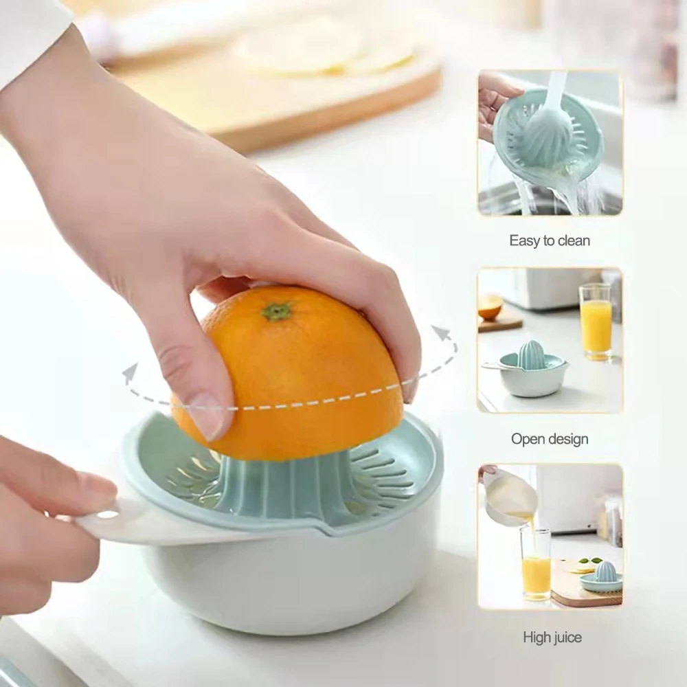 Kitchen Tool Fruit Juicer Plastic Press Lemon Orange Squeezer Manual Citrus Hand Pressure Juicer