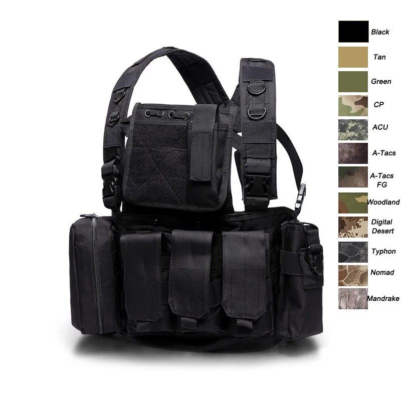 Multifunctional Custom Army Bullet Proof Combat Protection Police Military Tactical Vest/ Vest