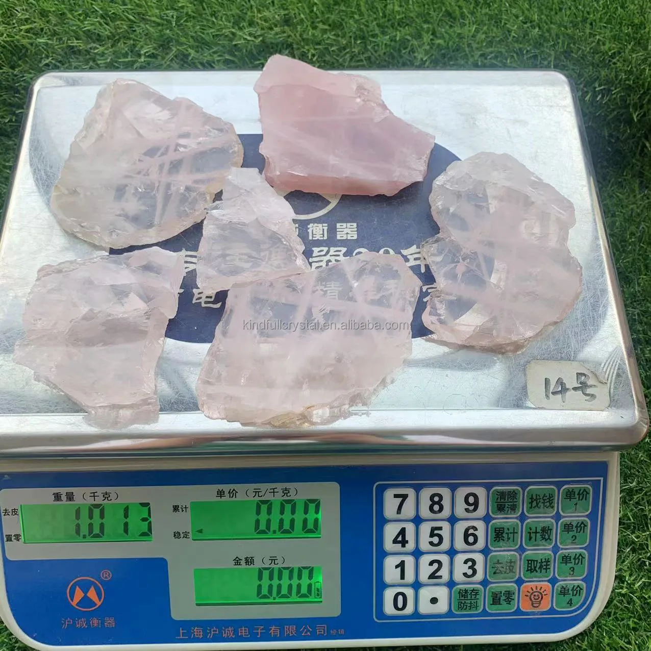 High Quality Natural pink  Crystal Slice free form rose quartz slab for fengshui