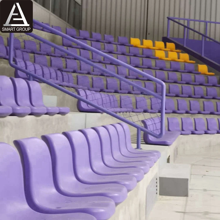 Permanent Bleacher Stadium Seats China Factory Price Plastic Stadium Chair With Back Seats For Stadium Gym Indoor