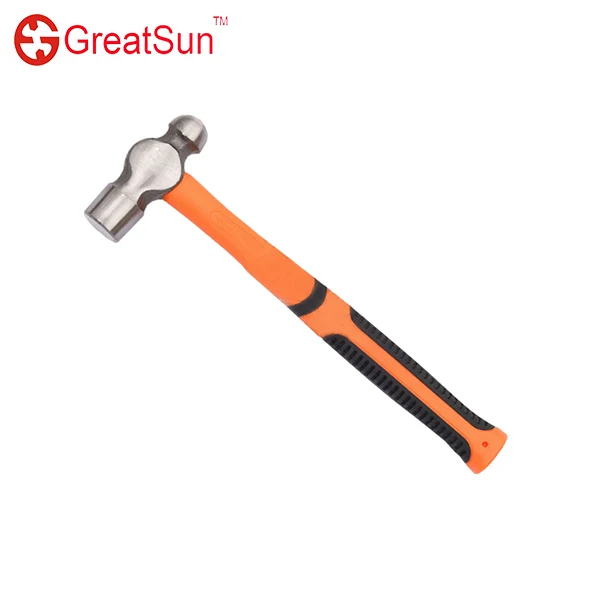 High cost performance Professional Ball pein hammer double color plastic+ fibreglass handle with CE certificate