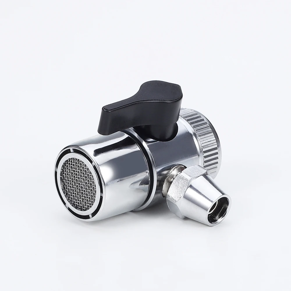 Factory Sale Faucet Accessories Black Handle Water Distributor Ball Valve Suitable for Water Pipe