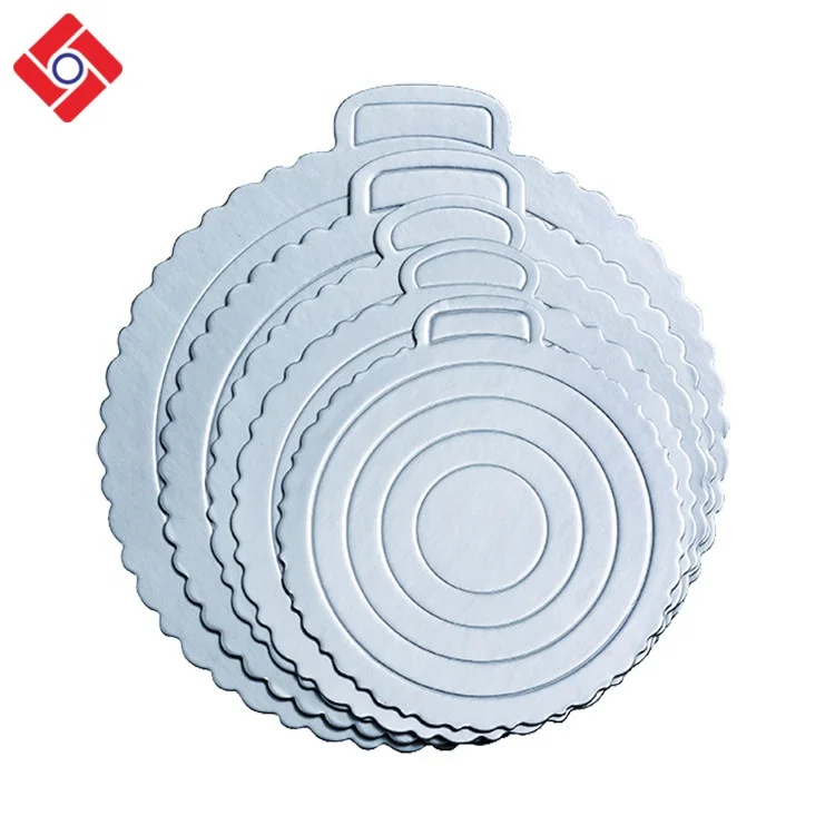 Под заказ оптовая продажа многоразмерные бумажные подставки для десертов муссов бумажный поднос торта из золотой фольги