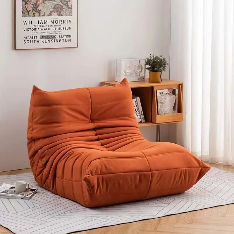 [Quality] Caterpillar couch can lie can sleep balcony lounge chair Bedroom living room single sofa chair