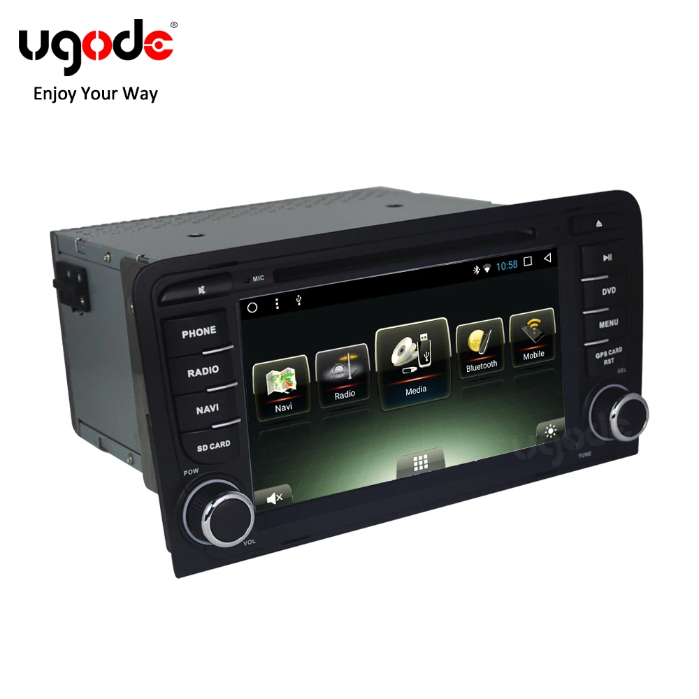 
Ugode Wholesale Android Car DVD Player GPS Navigation Stereo for Audi A3 QLE DVD GPS 